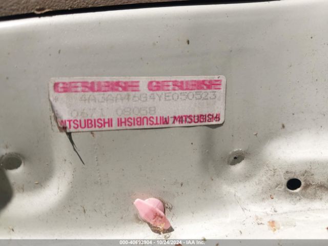 2000 MITSUBISHI GALANT 4A3AA46G4YE050523 Photo 8