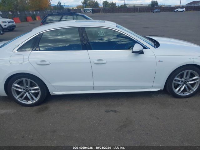 WAUEAAF48PA032151 Audi A4 Premium Plus 45 Tfsi S Line Quattro S Tronic