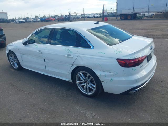 WAUEAAF48PA032151 Audi A4 Premium Plus 45 Tfsi S Line Quattro S Tronic
