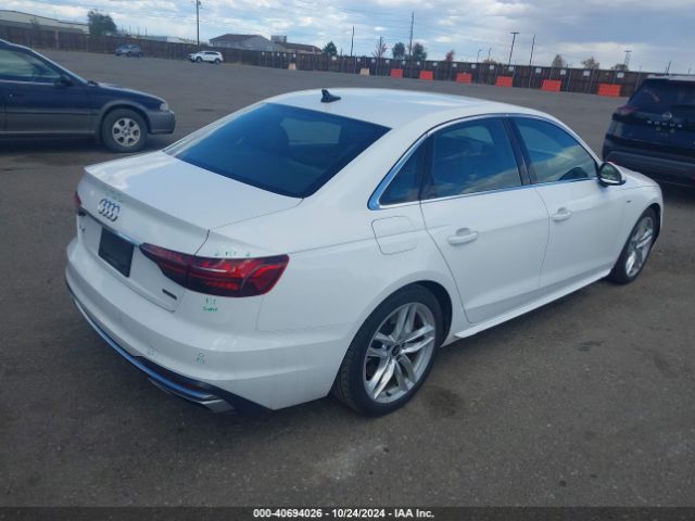 WAUEAAF48PA032151 Audi A4 Premium Plus 45 Tfsi S Line Quattro S Tronic