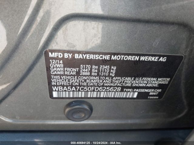 WBA5A7C50FD625628 BMW 528i Xdrive