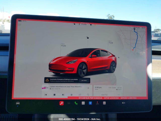 Tesla Model 3 Rear-wheel Drive 2022 5YJ3E1EA7NF338204 Image 19