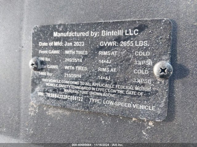 2023 BINTELLI BEYOND 7R3BB4232PC006122 Photo 8