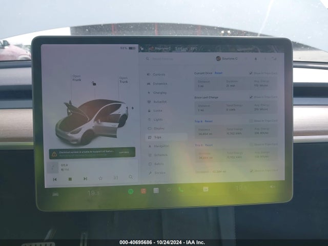 2021 TESLA MODEL Y 5YJYGDEF8MF303912 Photo 6