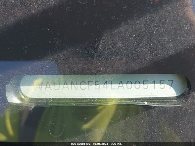 WAUANCF54LA005157 Audi A5 Sportback Premium 45 Tfsi Quattro S Tronic