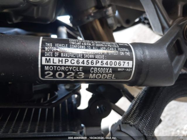 2023 HONDA CB500 MLHPC6456P5400671 Photo 9
