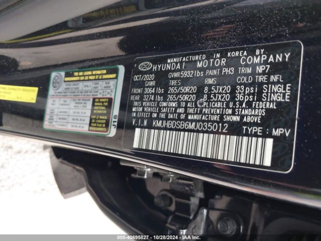 KMUHBDSB6MU035012 Genesis Gv80 2.5t Awd