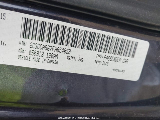 Chrysler 300c Platinum Awd 2015 2C3CCASG7FH854058 Image 9