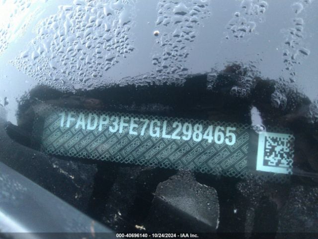 1FADP3FE7GL298465 Ford FOCUS SE