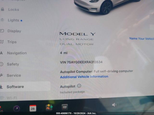 7SAYGDEEXRA313534 Tesla Model Y Long Range Dual Motor All-wheel Drive