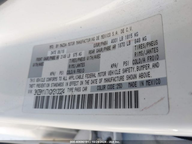 3MZBM1V7XGM310024 Mazda Mazda3 I Touring