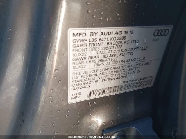 WA1CVAF13KD044312 Audi Q8 55 Premium