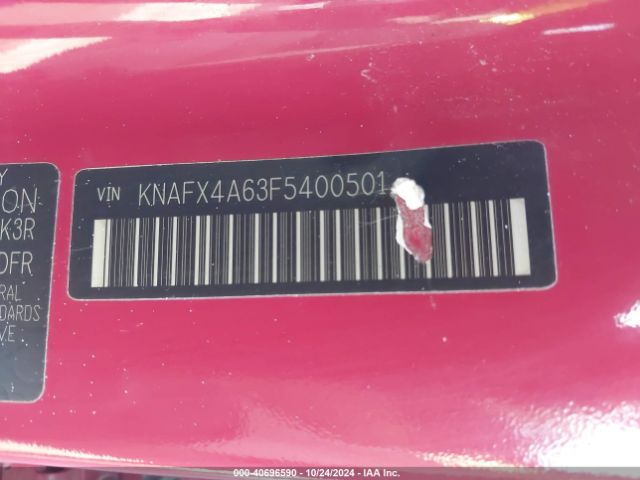 KNAFX4A63F5400501 KIA FORTE LX