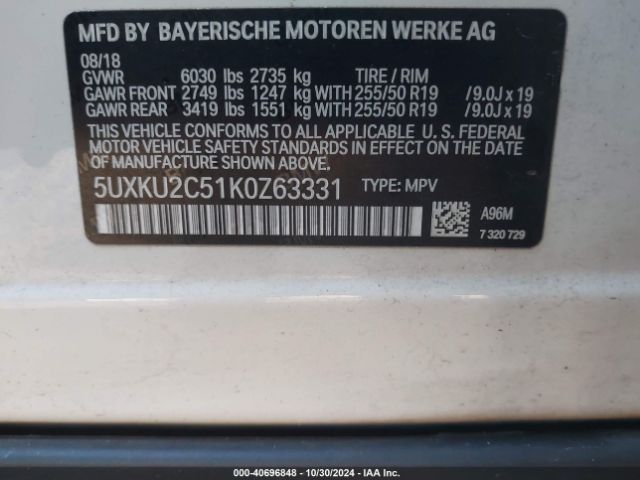 5UXKU2C51K0Z63331 BMW X6 Xdrive35i