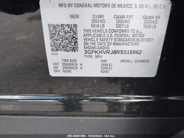 Honda Prologue Ex 2024 3GPKHVRJ8RS516962 Image 9