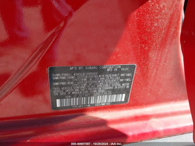JF2GTAPC0M8672676 Subaru Crosstrek Premium