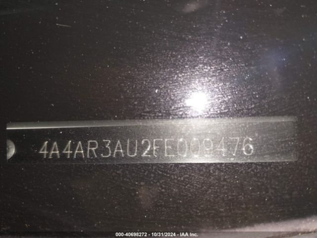 4A4AR3AU2FE009476 Mitsubishi Outlander Sport Es