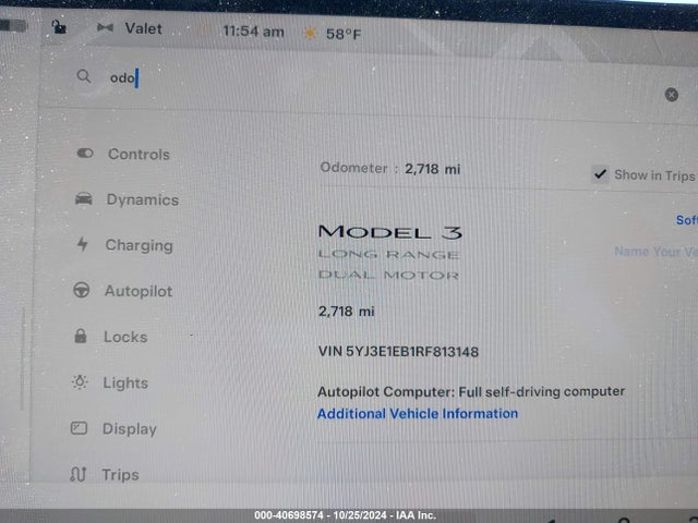 2024 TESLA MODEL 3 5YJ3E1EB1RF813148 Photo 6