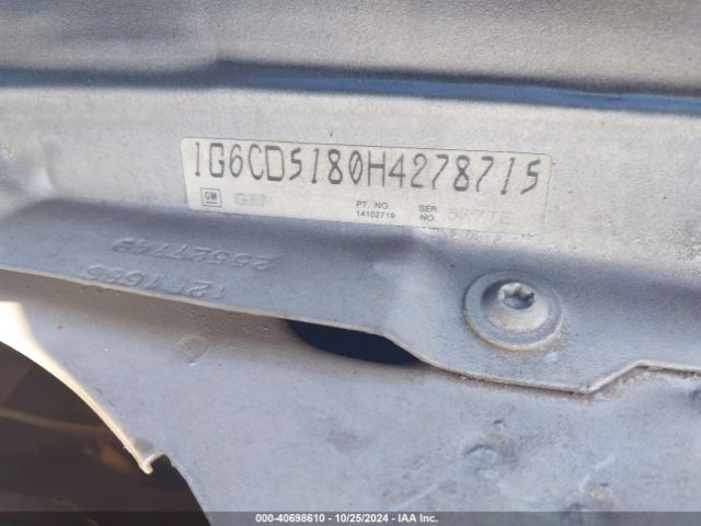 1987 CADILLAC DEVILLE 1G6CD5180H4278715 Photo 8