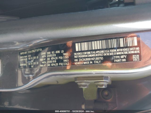 ZACNJBBB1KPJ99793 Jeep Renegade Altitude 4x4