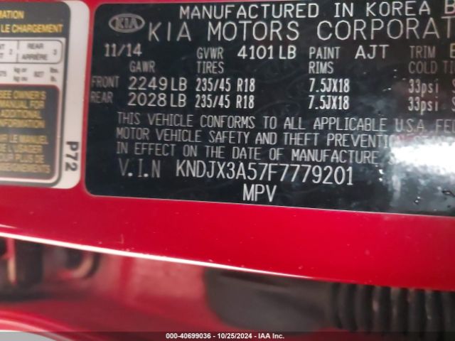 KNDJX3A57F7779201 KIA Soul !