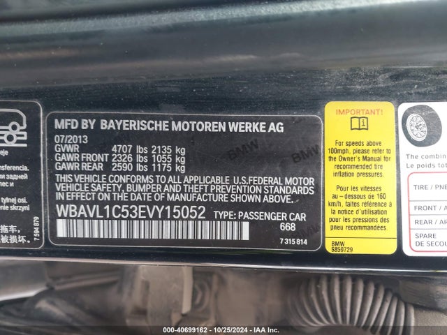 BMW X1 Xdrive28i 2014 WBAVL1C53EVY15052 Image 9