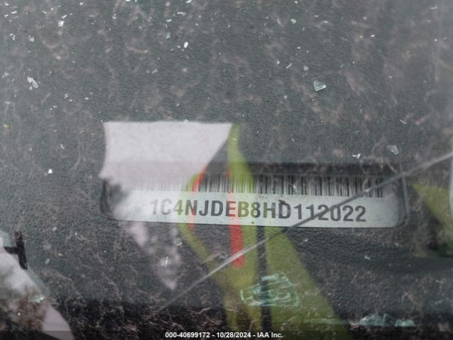 1C4NJDEB8HD112022 Jeep Compass High Altitude 4x4