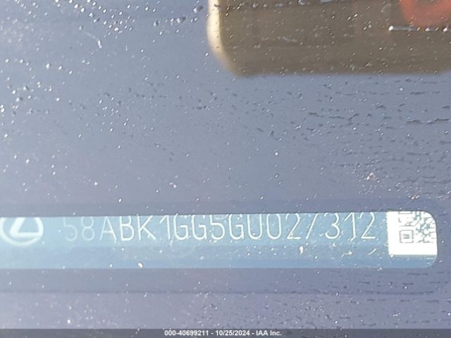 58ABK1GG5GU027312 Lexus ES 350