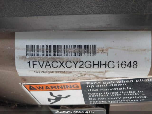 Продажа на аукционе авто 2017 Dynamak M2, vin: 1FVACXCY2GHHG1648, номер лота: 40699453