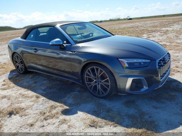 2022 AUDI S5 CABRIOLET WAUW4GF55NN001789