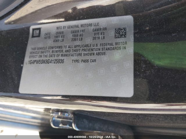1G4PW5SK8G4125836 Buick Verano Sport Touring Group