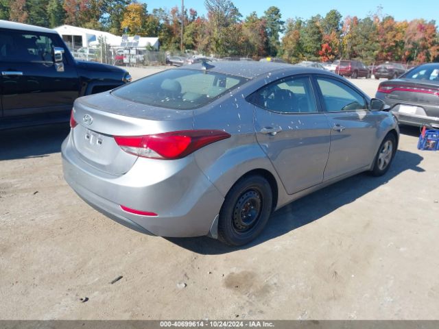 KMHDH4AE8EU085595 Hyundai ELANTRA SE