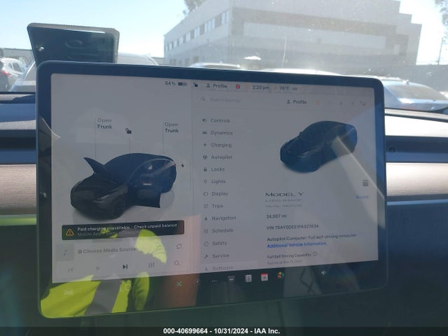 2023 TESLA MODEL Y 7SAYGDEE1PA027634 Photo 6