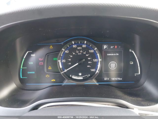 KMHC65LCXKU180366 Hyundai Ioniq Hybrid Blue