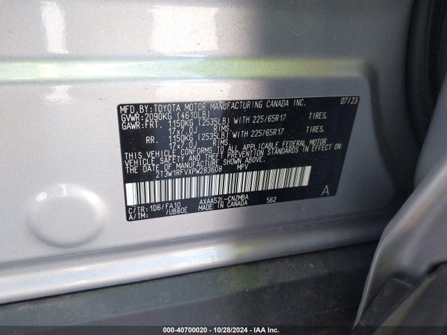 Toyota Rav4 Xle 2023 2T3W1RFVXPW283608 Image 9