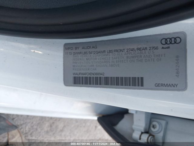 WAUFMAFCXEN088942 Audi A6 3.0 Tdi Premium Plus