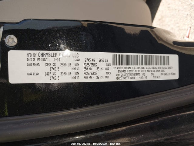 2C4RC1CG5ER368023 Chrysler Town & Country Touring-l