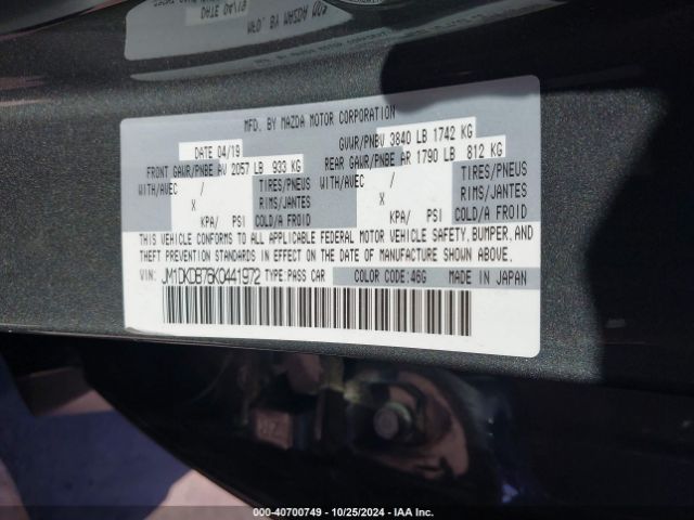 JM1DKDB76K0441972 Mazda Cx-3 Sport