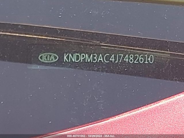 KNDPM3AC4J7482610 KIA Sportage Lx
