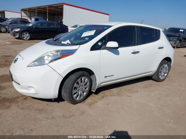 1N4AZ0CP9FC309496 Nissan LEAF S