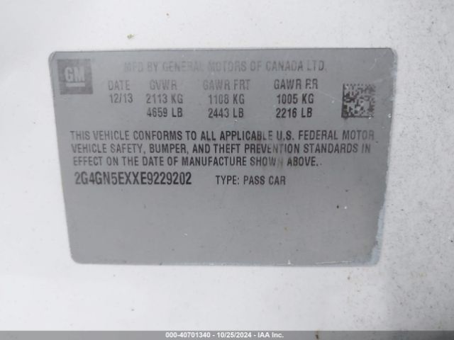 2G4GN5EXXE9229202 Buick Regal Turbo/e-assist Premium I