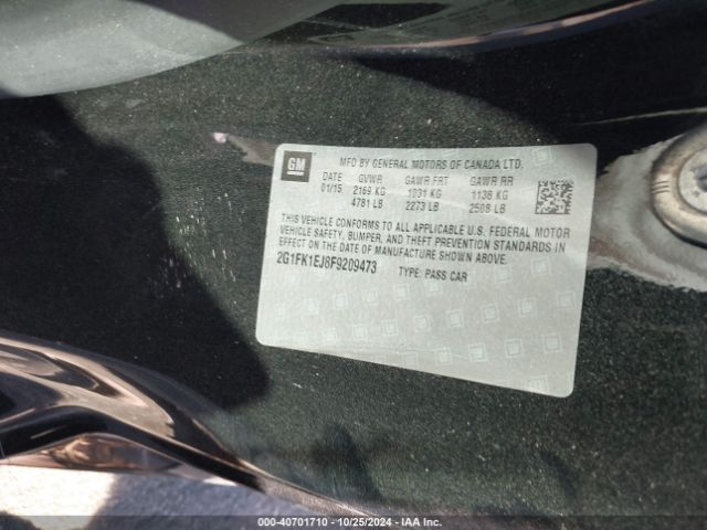 2G1FK1EJ8F9209473 Chevrolet CAMARO 2SS