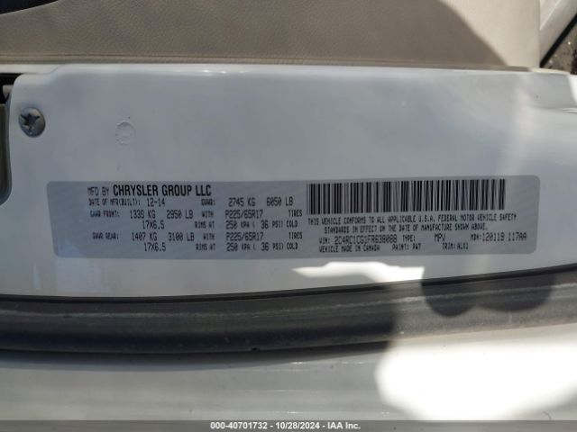 2C4RC1CG1FR638088 Chrysler Town & Country Touring-l