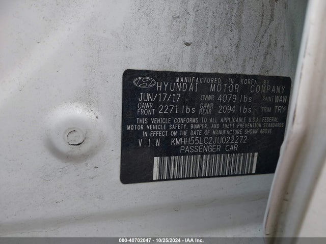 KMHH55LC2JU022272 Hyundai Elantra Gt Sport