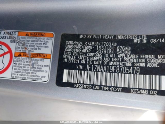 Scion FR-S 2015 JF1ZNAA19F8705479 Image 9