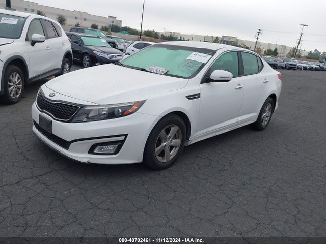 KIA Optima Lx 2014 KNAGM4A75E5458176 Image 2