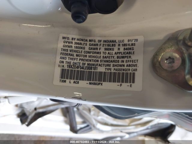 19XZE4F54LE008181 Honda INSIGHT EX