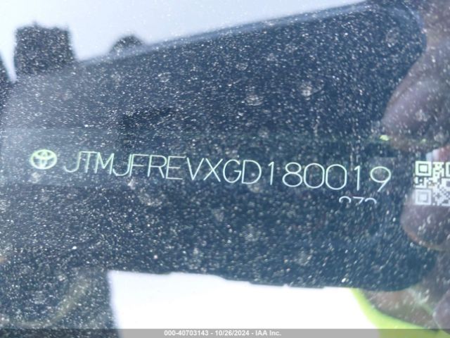 JTMJFREVXGD180019 Toyota RAV4 SE