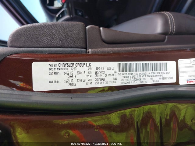 1C4RJFJG1EC200636 Jeep Grand Cherokee Summit