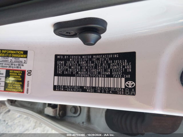 Toyota Corolla Eco/eco Plus/eco Premium 2015 5YFBPRHE7FP328944 Image 9